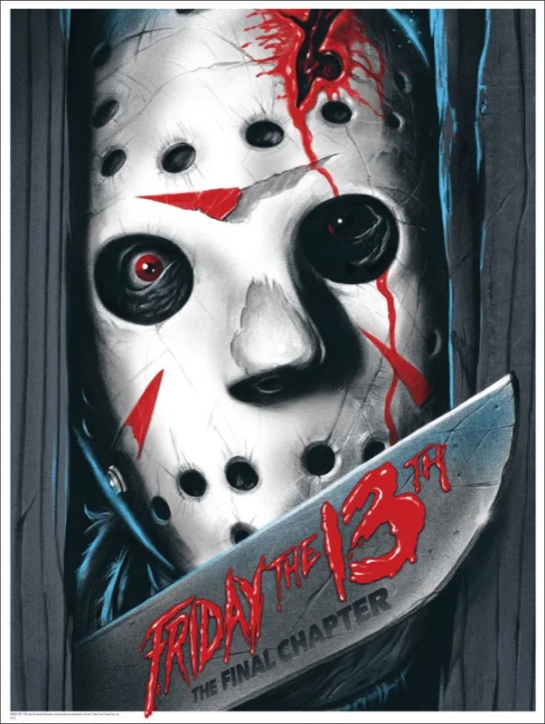 Ретро-постер Джейсона вурхиса из фильма ужасов пятница 13-го числа Картина на