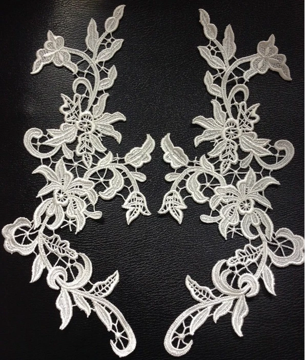 30cm*12cm ivory white top quality thick embroidery mirrored appliques,wedding dress flower patches,XERY0717A
30cm*12cm ivory white top quality thick embroidery mirrored appliques,wedding dress flower patches,XERY0717A