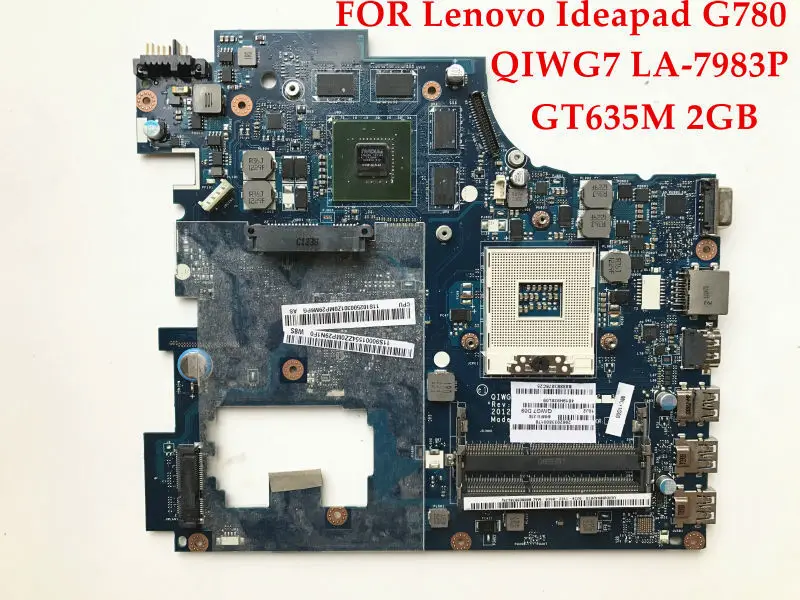 Высококачественная материнская плата для ноутбука Lenovo Ideapad G780 QIWG7 LA 7983P HM76 PGA989 DDR3