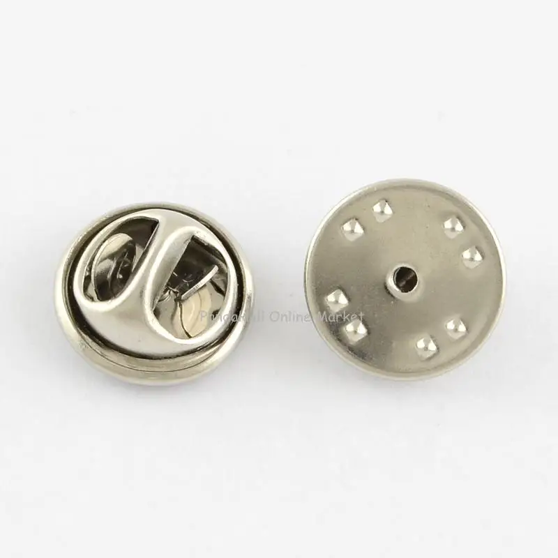 200pcs Stainless Steel Badge Lapel Pin Back Butterfly Clutches Brooch Finding for Jewelry Making DIY Accessory 11.5x5mm Hole:1mm
200pcs Stainless Steel Badge Lapel Pin Back Butterfly Clutches Brooch Finding for Jewelry Making DIY Accessory 11.5x5mm Hole:1mm