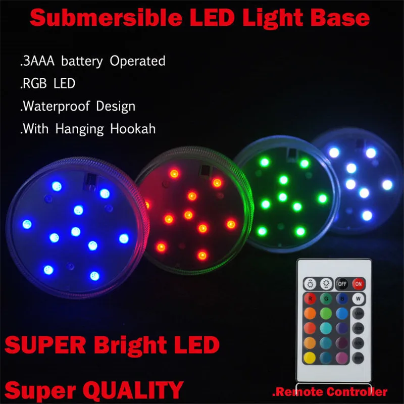 Заводская легкая основа! Белый теплый белый/RGB цветной дистанционный погружной
