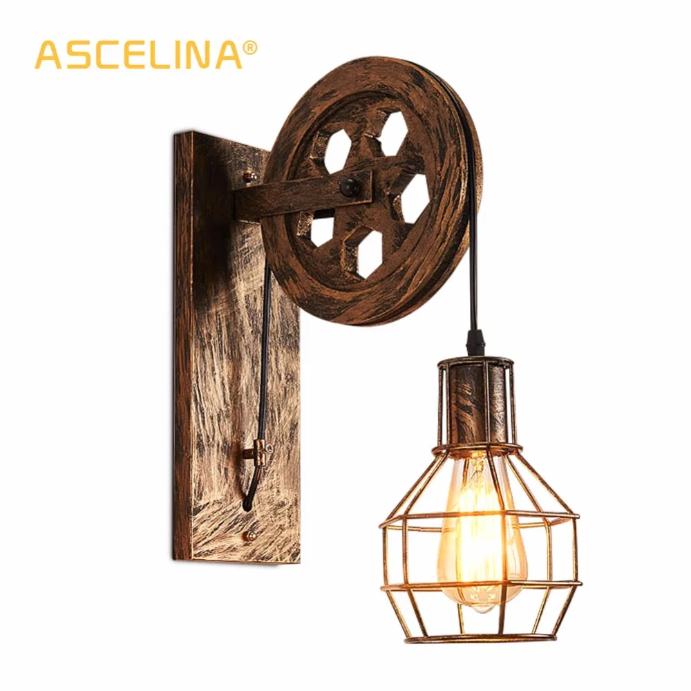 Wall Lamp Loft retro lamp Industrial wall Light Vintage all Lamps lifting pulley wall lights Adjustable household Wall sconce
Wall Lamp Loft retro lamp Industrial wall Light Vintage all Lamps lifting pulley wall lights Adjustable household Wall sconce