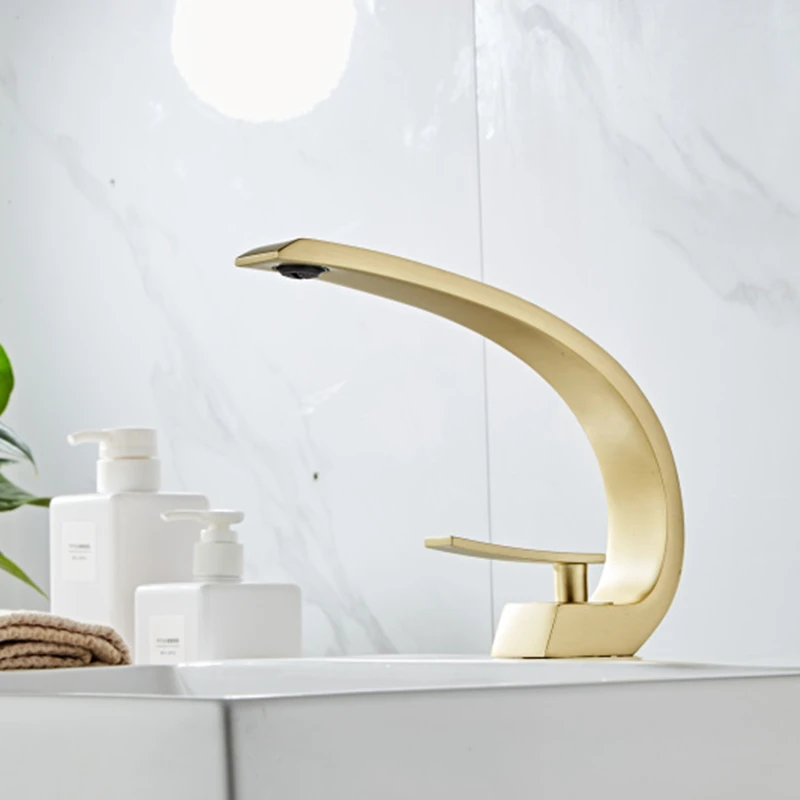 Basin Mixer Bathtub Water Tap Brushed Gold Brass Bathroom Faucet.Hot&cold Water.Deck Mounted Water Brass Bronze
Basin Mixer Bathtub Water Tap Brushed Gold Brass Bathroom Faucet.Hot&cold Water.Deck Mounted Water Brass Bronze