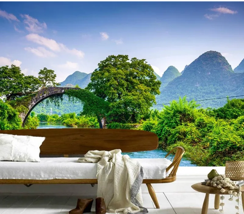 Custom 3D murals,China River Bridge Mountains Nature papel de parede,hotel restaurant living room sofa TV wall bedroom wallpaper
Custom 3D murals,China River Bridge Mountains Nature papel de parede,hotel restaurant living room sofa TV wall bedroom wallpaper