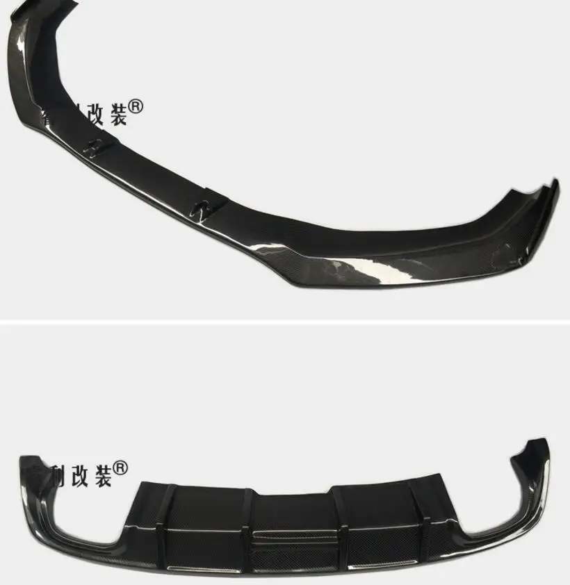 Carbon Fiber Car Front +Rear Bumper Lip Spoiler Auto Car Diffuser Fits For AUDI A5 S5 RS5 4-door 2017 2018
Carbon Fiber Car Front +Rear Bumper Lip Spoiler Auto Car Diffuser Fits For AUDI A5 S5 RS5 4-door 2017 2018