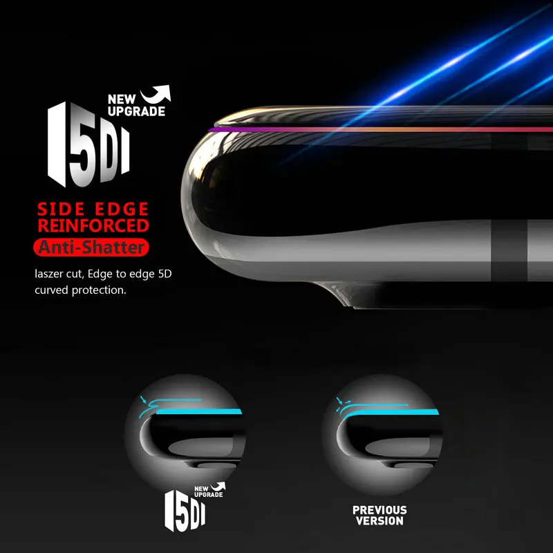 5D Full Cover Tempered Glass Screen Protector for iPhone X Xs Max Xr 8 7 6 Plus 50pcs With retail packaging
5D Full Cover Tempered Glass Screen Protector for iPhone X Xs Max Xr 8 7 6 Plus 50pcs With retail packaging