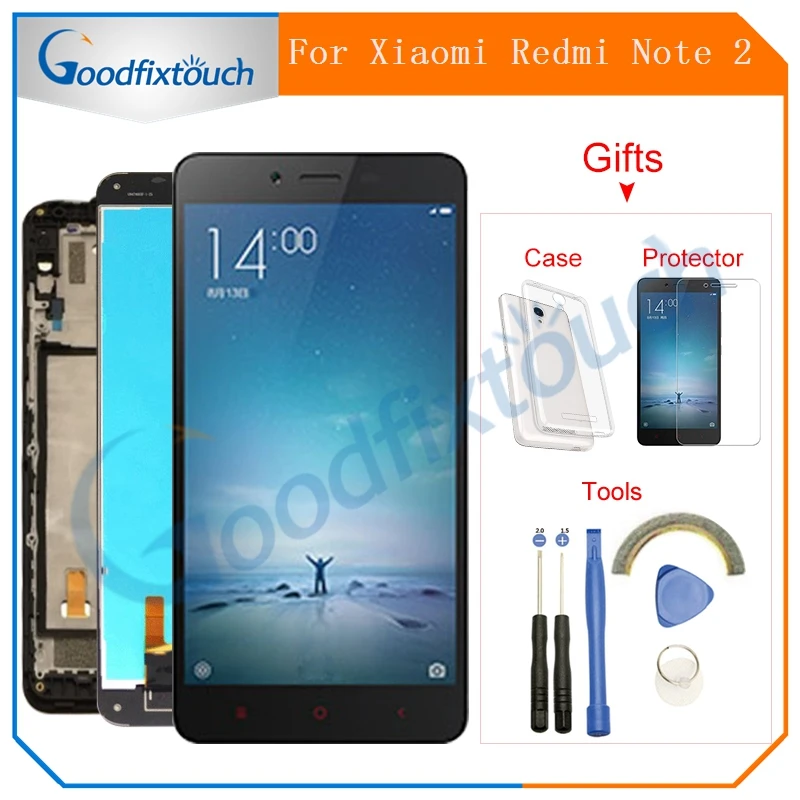 For Xiaomi Redmi Hongmi Note 2 LCD Display Touch Screen Digitizer Assembly With Frame For Redmi Note2
For Xiaomi Redmi Hongmi Note 2 LCD Display Touch Screen Digitizer Assembly With Frame For Redmi Note2