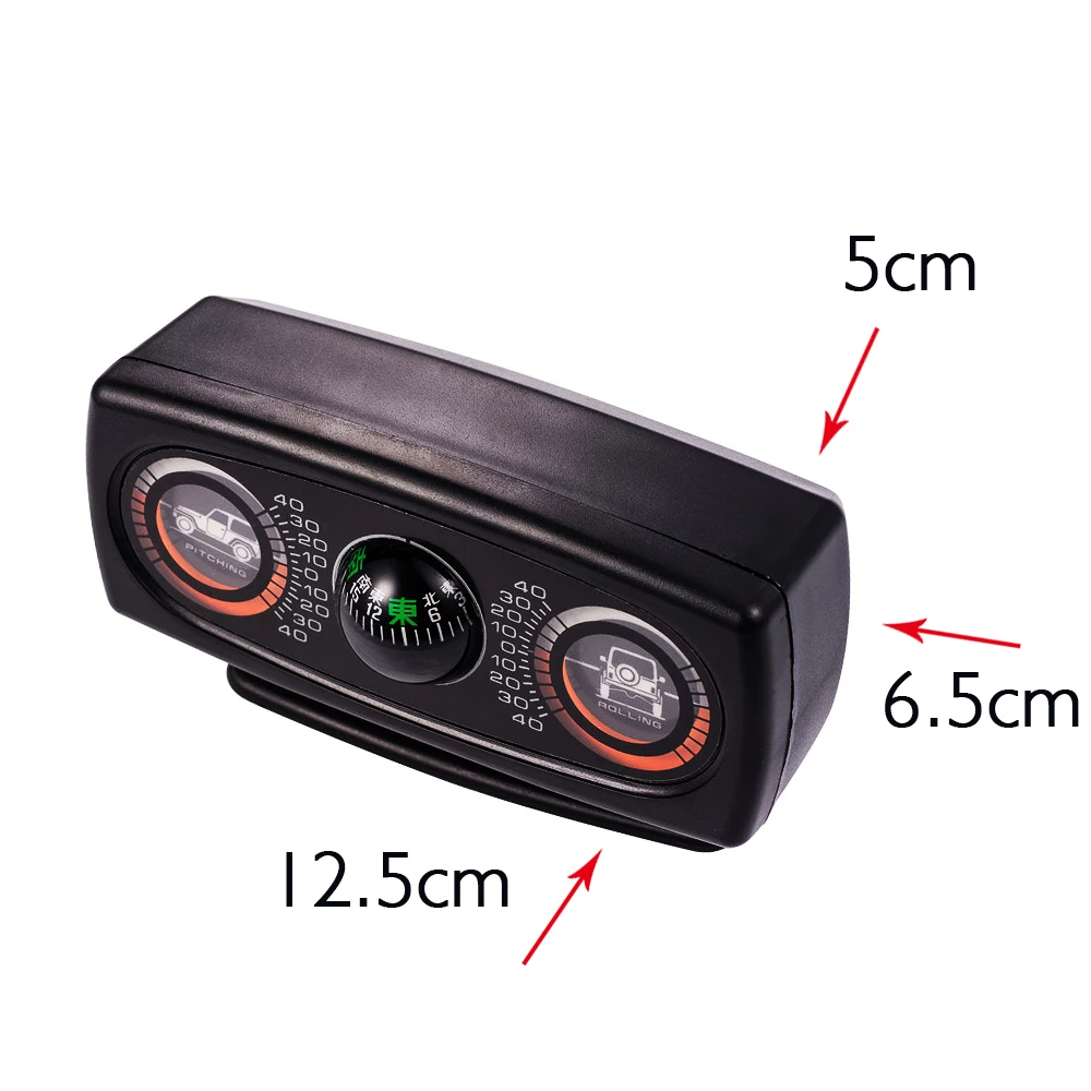 Multifunction Car Compass Inclinometer Angle Slope Level Meter Gradient Balancer Pitching
Multifunction Car Compass Inclinometer Angle Slope Level Meter Gradient Balancer Pitching