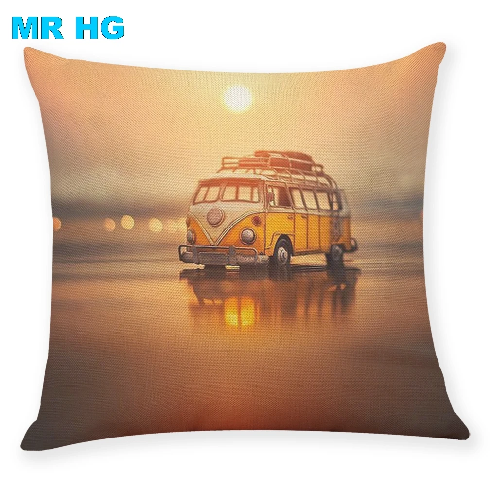 45x45 Cushion Case Gift Mini Bus Car painting linen Home Decration One side printing Office cushion pillow Cover Cojines
45x45 Cushion Case Gift Mini Bus Car painting linen Home Decration One side printing Office cushion pillow Cover Cojines