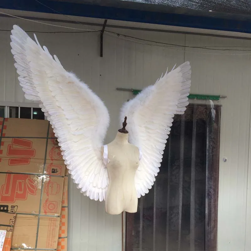 Costumized Amazing White feather wings for Cosplay photography Game Display Game shooting props EMS free shipping
Costumized Amazing White feather wings for Cosplay photography Game Display Game shooting props EMS free shipping