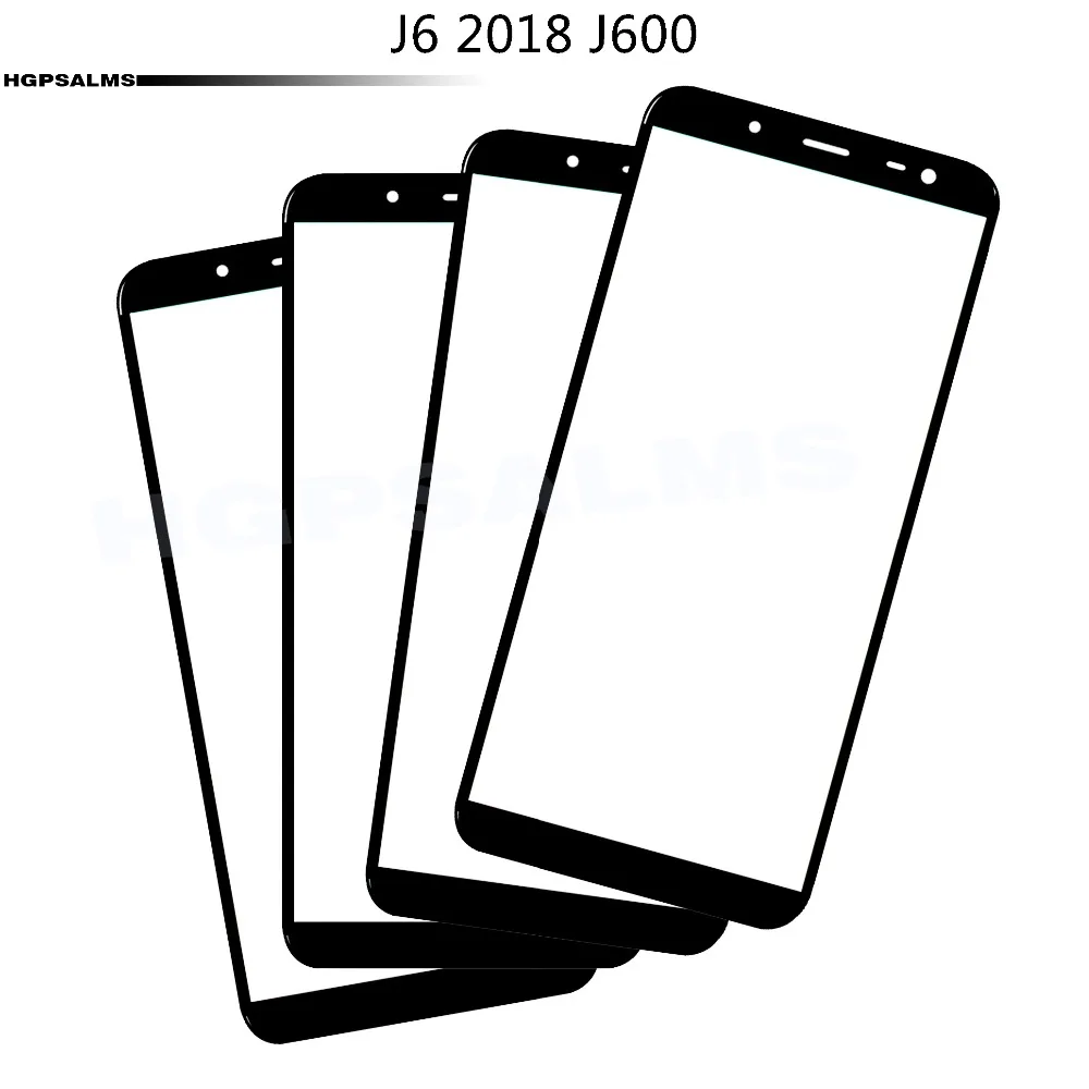 Для samsung Galaxy J6 2018 J600 передний экран Внешний стеклянный объектив сенсорный внешняя