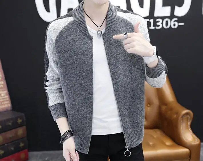 Rlyaeiz Classic 2017 Spring Autumn Men's Jackets Knitting Jacket Men Patchwork Color Zipper Outerwear Casual Tracksuit Plus Size
Rlyaeiz Classic 2017 Spring Autumn Men's Jackets Knitting Jacket Men Patchwork Color Zipper Outerwear Casual Tracksuit Plus Size