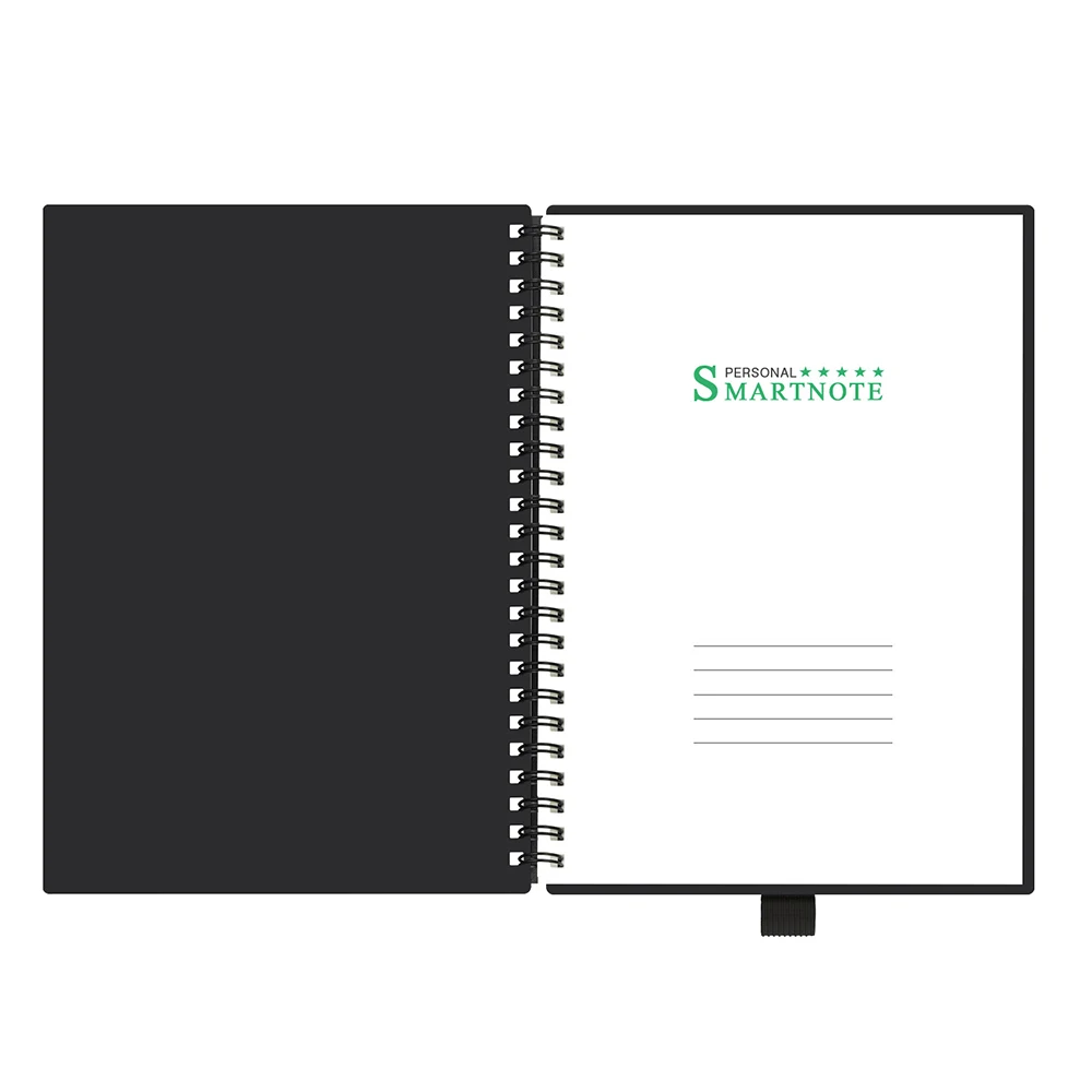Smart Reusable Erasable Spiral A5/B5 Notebook Diary Journal Office School Travelers Drawing Gift black with 15s erasable gel pen
Smart Reusable Erasable Spiral A5/B5 Notebook Diary Journal Office School Travelers Drawing Gift black with 15s erasable gel pen