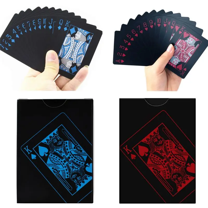 2 Decks Of Waterproof Poker Cards Plastic PVC Playing Cards Perfect For Party Game Blue+Red
2 Decks Of Waterproof Poker Cards Plastic PVC Playing Cards Perfect For Party Game Blue+Red
