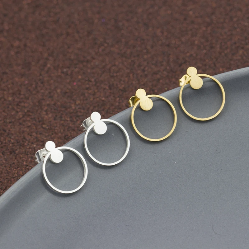 Wholesale Vintage Cheap Fashion Jewelry Gold Colour Geometric Circle Stud Brushed Statement Earrings for Women Boucle D'oreille
Wholesale Vintage Cheap Fashion Jewelry Gold Colour Geometric Circle Stud Brushed Statement Earrings for Women Boucle D'oreille