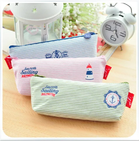 Creative navy style canvas Pencil Case stripe Pencil Bags School Stationery Cosmetic Bag Pouch For Girls Women
Creative navy style canvas Pencil Case stripe Pencil Bags School Stationery Cosmetic Bag Pouch For Girls Women