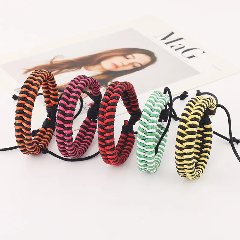 2019 new simple colorful hand-woven leather twist bracelets fashion men and women bracelet jewelry hand chain gift
2019 new simple colorful hand-woven leather twist bracelets fashion men and women bracelet jewelry hand chain gift