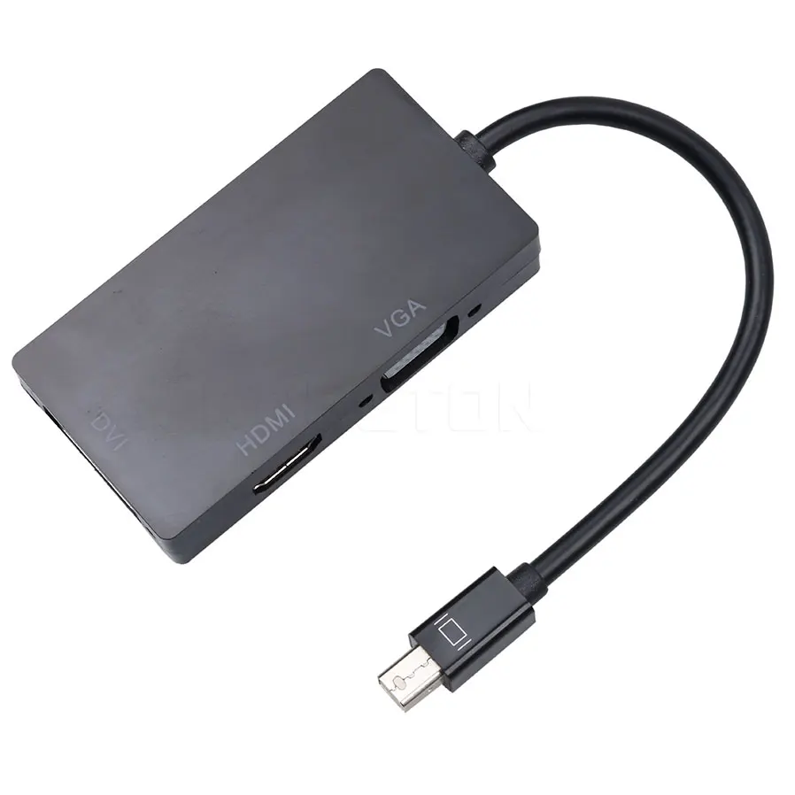 kebidu Mini Display Port DP to HDMI VGA DVI Adapter Cable 3 in 1 Converter for Apple MacBook Pro 2 | Электроника