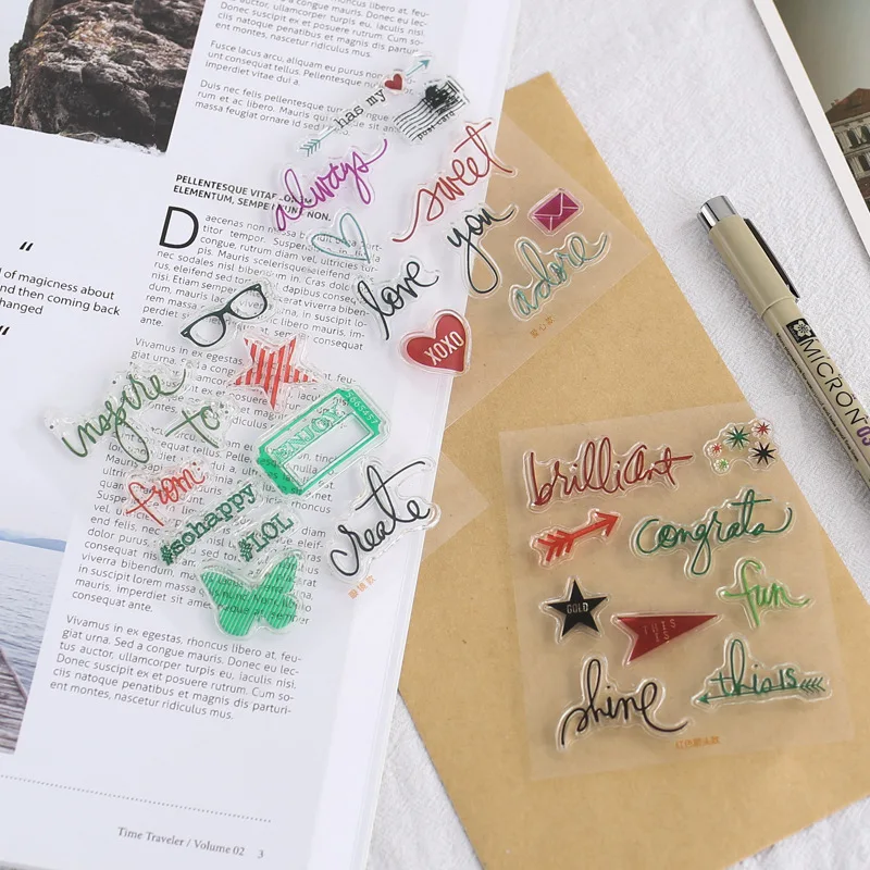 Handbook Diary Seal DIY Transparent Seal Color Seal Handbook Album Diary DIY AccessoriesHandbook Diary
Handbook Diary Seal DIY Transparent Seal Color Seal Handbook Album Diary DIY AccessoriesHandbook Diary