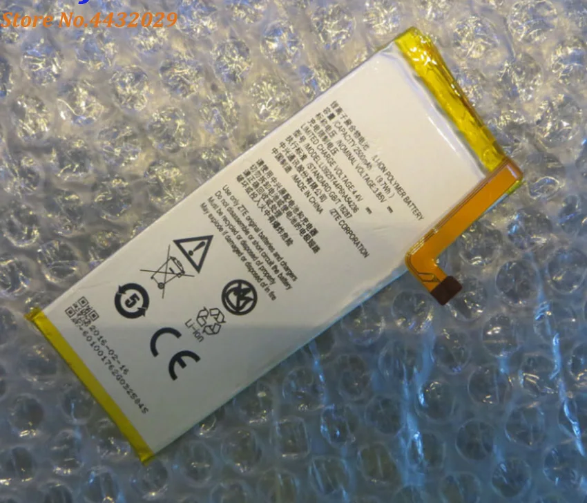 High Quality Li3925T44P6HA54236 2500mAH Original Phone Battery For ZTE Blade S7 T920 Smart Mobile Phone
High Quality Li3925T44P6HA54236 2500mAH Original Phone Battery For ZTE Blade S7 T920 Smart Mobile Phone