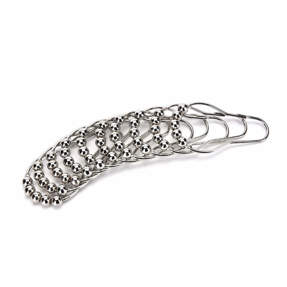 12Pcs/set 5 Roller Balls Curtain Hooks Polished Satin Nickel Ball Shower Curtain Rings Wholesale
12Pcs/set 5 Roller Balls Curtain Hooks Polished Satin Nickel Ball Shower Curtain Rings Wholesale
