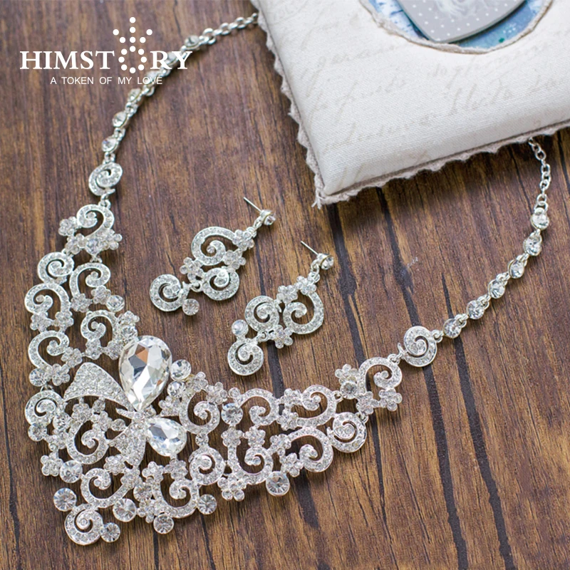 Gorgeous Butterfly Crystal Bridal Jewelry Sets Enlarge Silver Plated Wedding Party Prom Necklace Earrings Sets
Gorgeous Butterfly Crystal Bridal Jewelry Sets Enlarge Silver Plated Wedding Party Prom Necklace Earrings Sets
