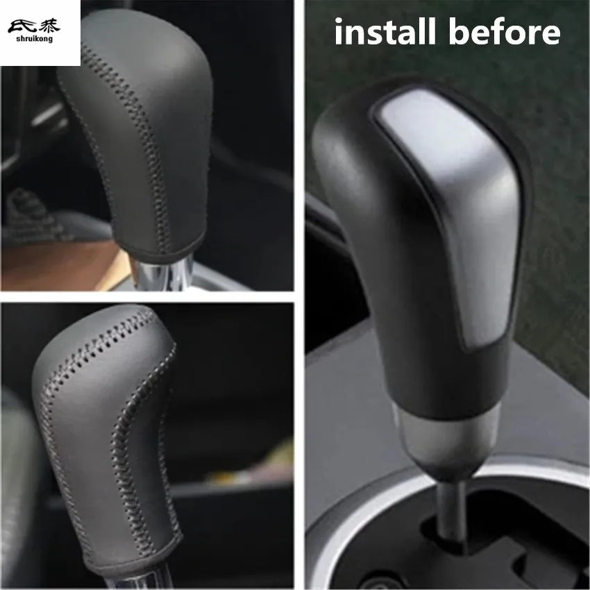 AT 1pc genuine leather Gear lever cover for Suzuki Swift 2009-2016 / Grand Vitara 2007-2013 / SX4 2006-2016 / Jimmy 2007-2015
AT 1pc genuine leather Gear lever cover for Suzuki Swift 2009-2016 / Grand Vitara 2007-2013 / SX4 2006-2016 / Jimmy 2007-2015