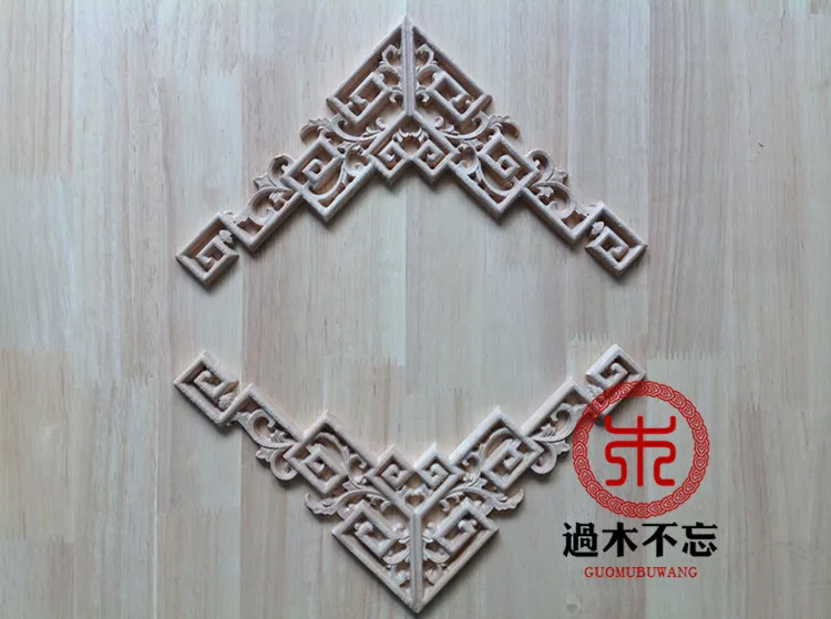 

Don't forget the wooden Dongyang wood carving wood European floral applique Decal gun angle corner connection