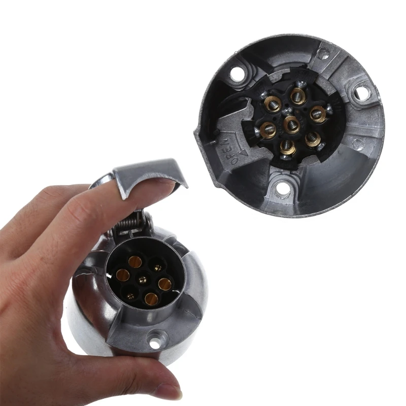7 Pins 12N Towing Electric Metal Trailer Caravan Car Plug Socket Towbar Chrome
7 Pins 12N Towing Electric Metal Trailer Caravan Car Plug Socket Towbar Chrome