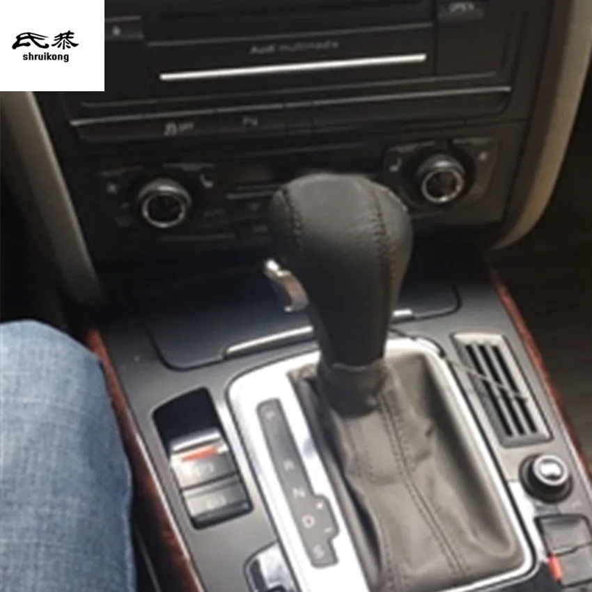 Free shipping AT / MT 1pc genuine leather Gear lever cover for 2009-2012 AUDI A4 B7 car accessories
Free shipping AT / MT 1pc genuine leather Gear lever cover for 2009-2012 AUDI A4 B7 car accessories