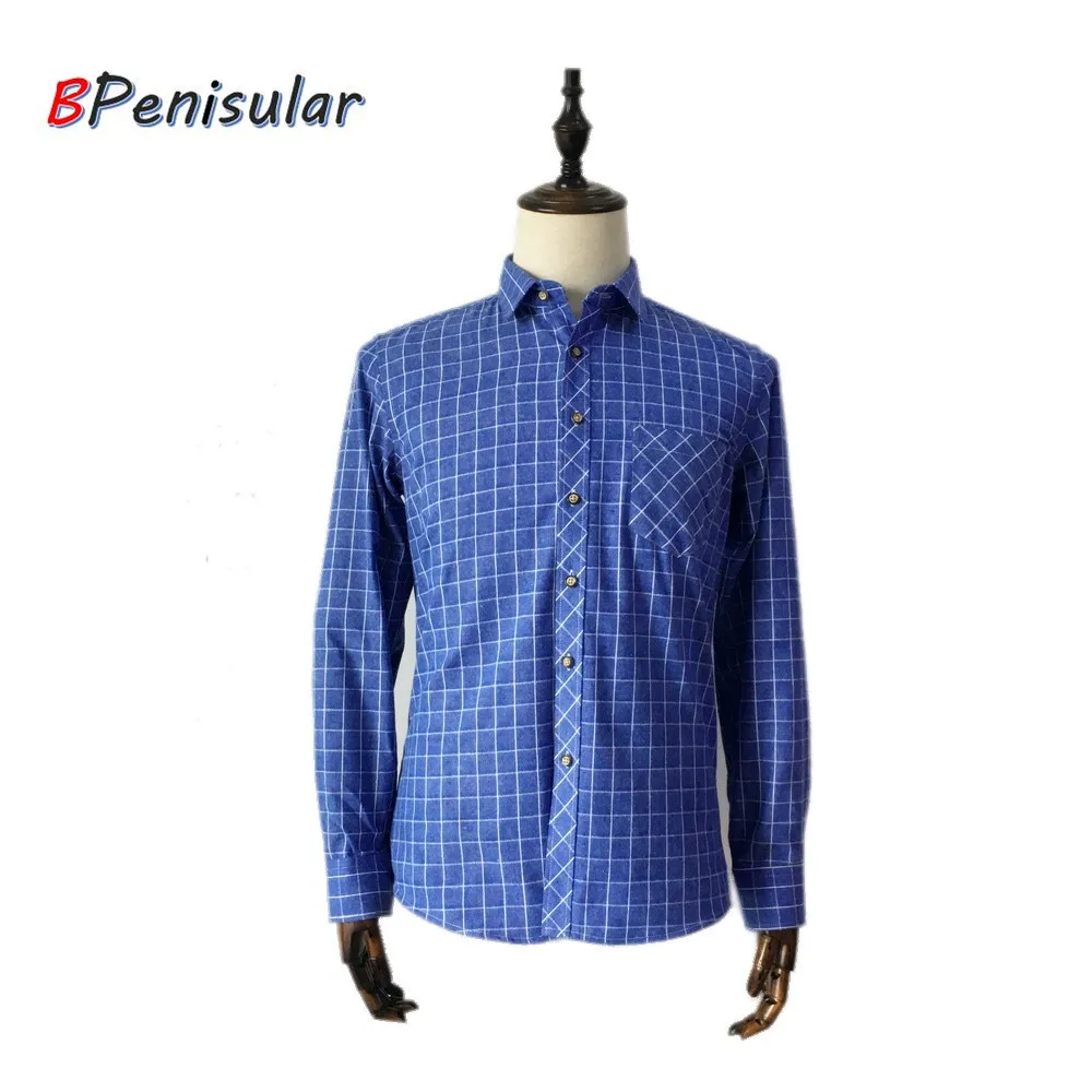 2018 men long sleeve shirt slim fit plaid shirt men flannel turn down collar single breasted casual blue blouses men businessmen
2018 men long sleeve shirt slim fit plaid shirt men flannel turn down collar single breasted casual blue blouses men businessmen