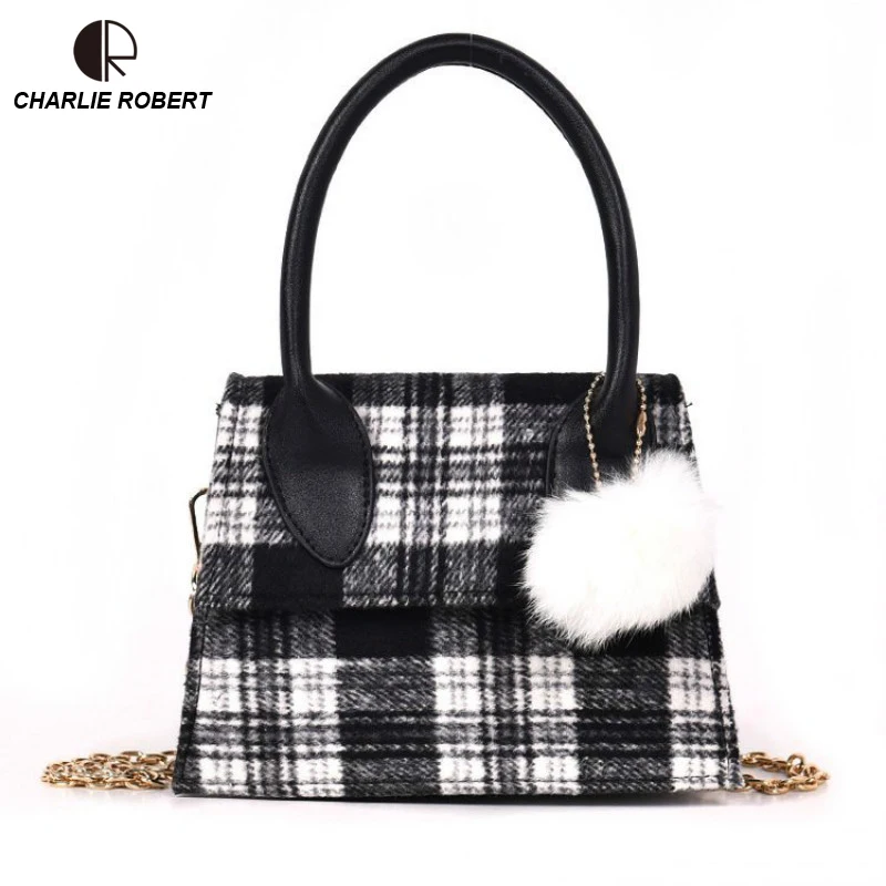 2019 New Hot Selling Satchels Wool Women Lady Day Clutches Criss-Cross Plaid Dress Satchels Autumn And Winter New Style Stachels
2019 New Hot Selling Satchels Wool Women Lady Day Clutches Criss-Cross Plaid Dress Satchels Autumn And Winter New Style Stachels