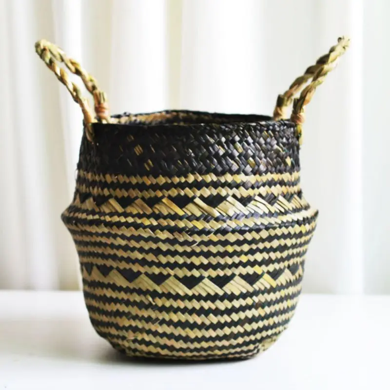 Foldable Handmade Storage Basket Folding Wicker Rattan Seagrass Belly Straw Garden Flower Pot Planter Laundry Basket
Foldable Handmade Storage Basket Folding Wicker Rattan Seagrass Belly Straw Garden Flower Pot Planter Laundry Basket