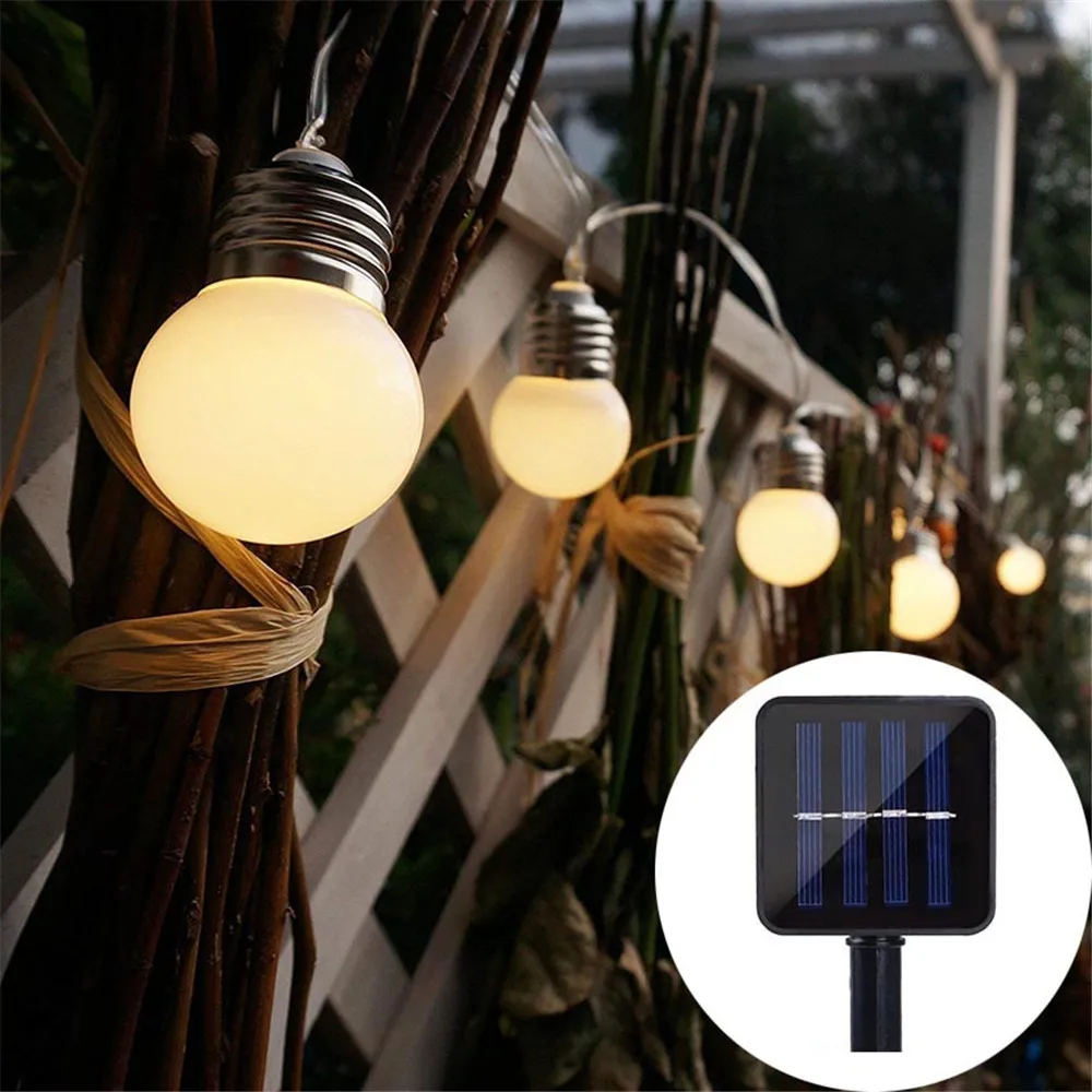 Solar Globe LED String Lights 10/20/30 LEDs Ball Party Fairy Lights Garden Holiday Wedding Decoration Outdoor Lighting
Solar Globe LED String Lights 10/20/30 LEDs Ball Party Fairy Lights Garden Holiday Wedding Decoration Outdoor Lighting