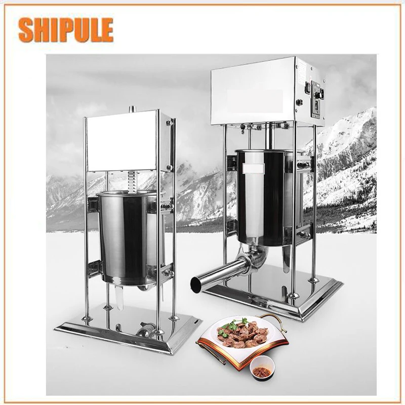 Stainless steel electric sausage filler stuffer manual /electric 15L sausage making machine
Stainless steel electric sausage filler stuffer manual /electric 15L sausage making machine