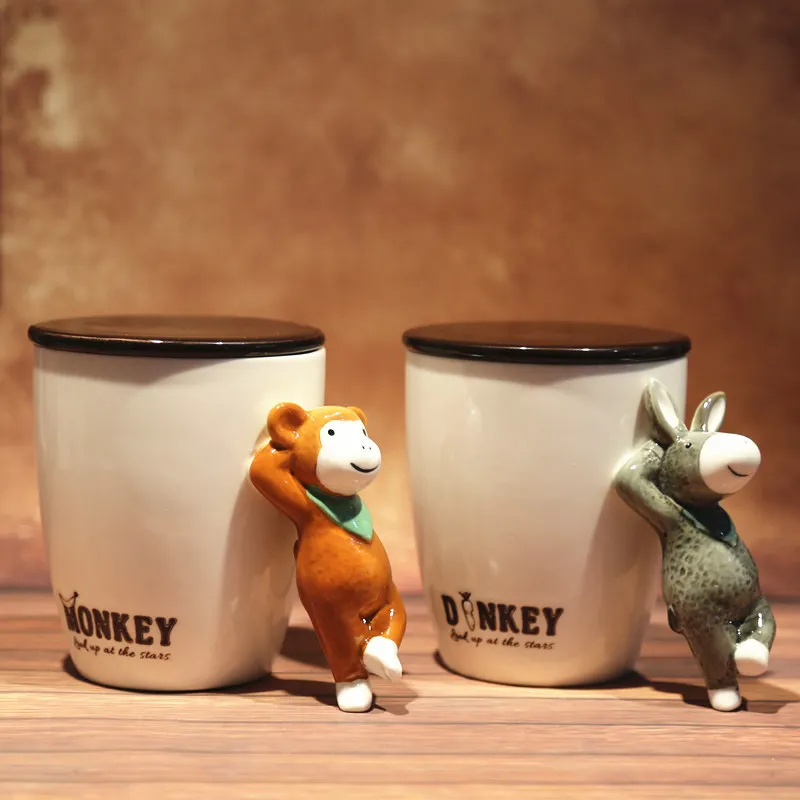 Cute Ceramic Morning Mug with Lid Creative Animal Handle Lovely Mugs for Coffee Milk Tea Unique Gift 440ml SH237
Cute Ceramic Morning Mug with Lid Creative Animal Handle Lovely Mugs for Coffee Milk Tea Unique Gift 440ml SH237
