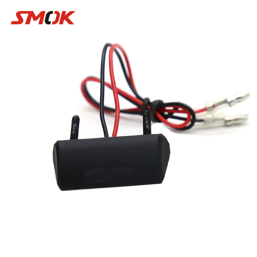 SMOK Motorcycle Universal Registration License Plate Holder LED Light For Honda VFR 800 Yamaha MT-09 Xmax 300 BMW F800GS F800R
SMOK Motorcycle Universal Registration License Plate Holder LED Light For Honda VFR 800 Yamaha MT-09 Xmax 300 BMW F800GS F800R