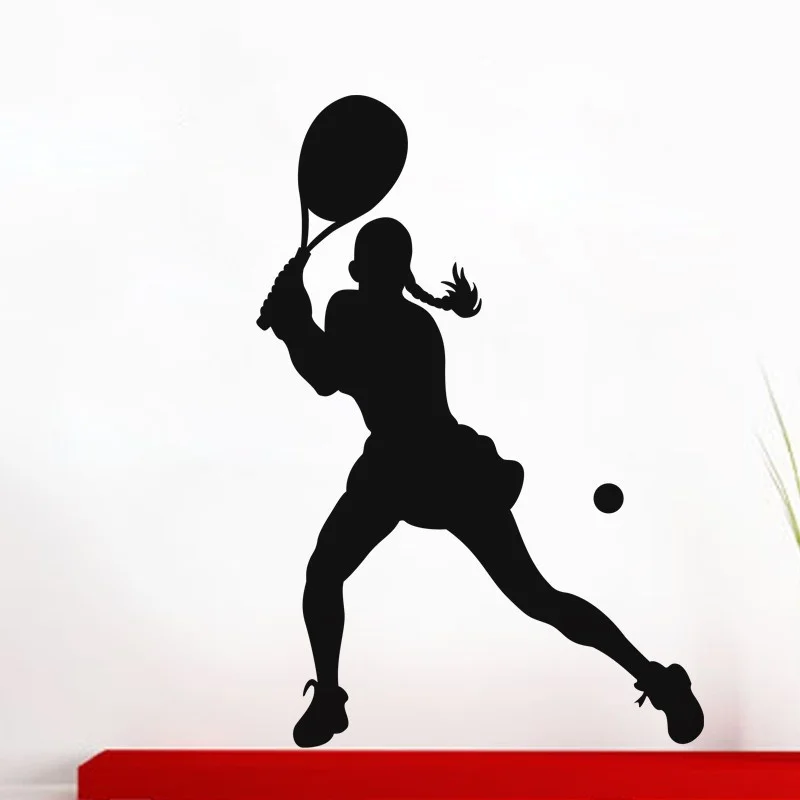 Fierce Female Tennis Player Wall Sticker Sport Gym Mural Art Wall Sticker Living Room Bedroom Decoration Wall Decals H18
Fierce Female Tennis Player Wall Sticker Sport Gym Mural Art Wall Sticker Living Room Bedroom Decoration Wall Decals H18