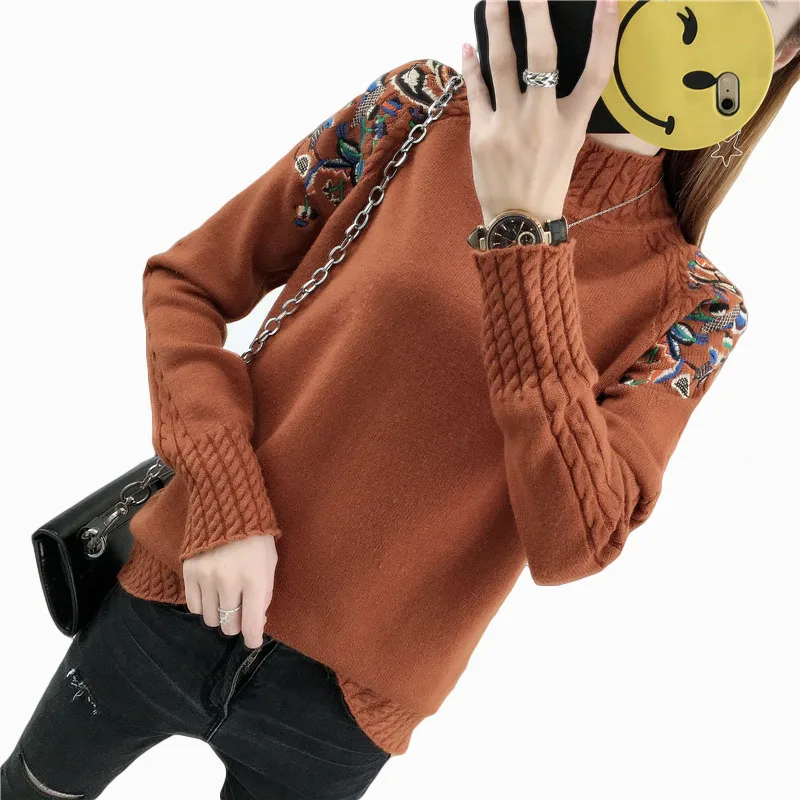 2017 NEW ARRIVAL WOMEN AUTUMN & WINTER FINE KNITTING SWEATER FASHION EMBROIDERED ROUND COLLOR GIRLS PULLOVERS SWEATERS ZL749
2017 NEW ARRIVAL WOMEN AUTUMN & WINTER FINE KNITTING SWEATER FASHION EMBROIDERED ROUND COLLOR GIRLS PULLOVERS SWEATERS ZL749