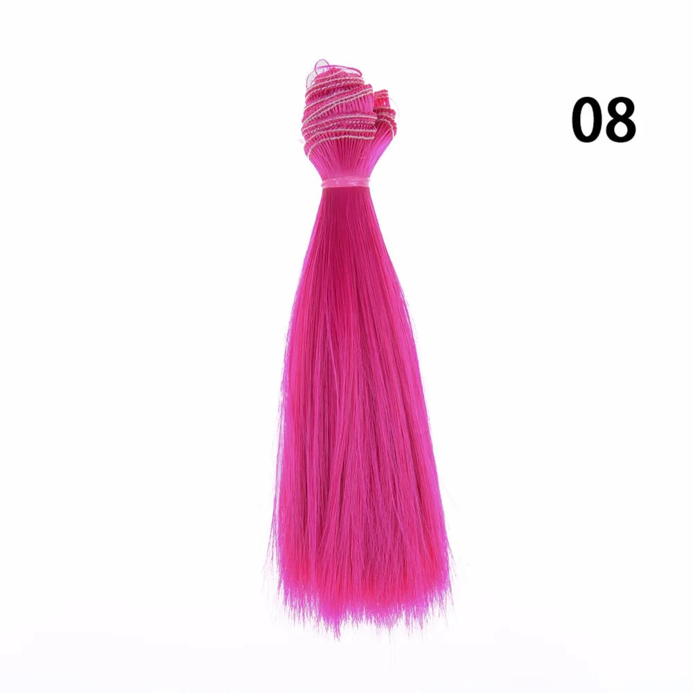 Multi-colors 15 cm Long Doll Hair High-temperature Material Natural Color Thick BJD Straight Hair Wigs Doll Accessories
Multi-colors 15 cm Long Doll Hair High-temperature Material Natural Color Thick BJD Straight Hair Wigs Doll Accessories