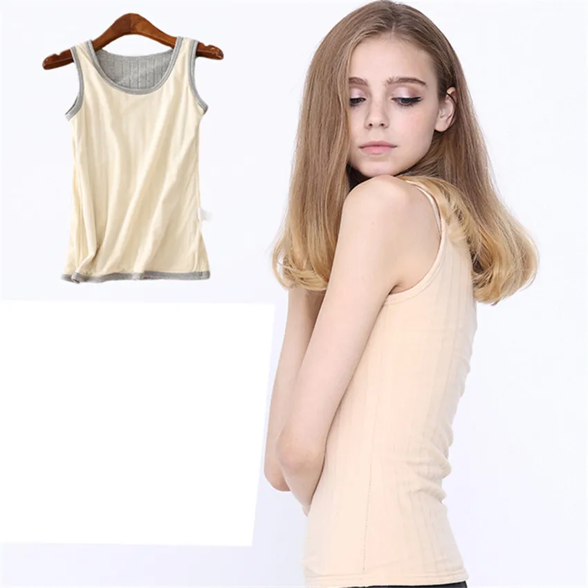 New Autumn Winter Lady Women Based Sleeveless Thick Velet Vest Tanks Tees Fashion Warm Plus Size Cotton Slim Tops Bottoms WZ044
New Autumn Winter Lady Women Based Sleeveless Thick Velet Vest Tanks Tees Fashion Warm Plus Size Cotton Slim Tops Bottoms WZ044