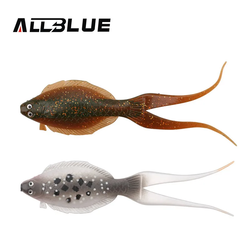 ALLBLUE новая Мягкая приманка 3 шт./лот 12 см/8 г для рыбной ловли с плоской рыбой мягкая