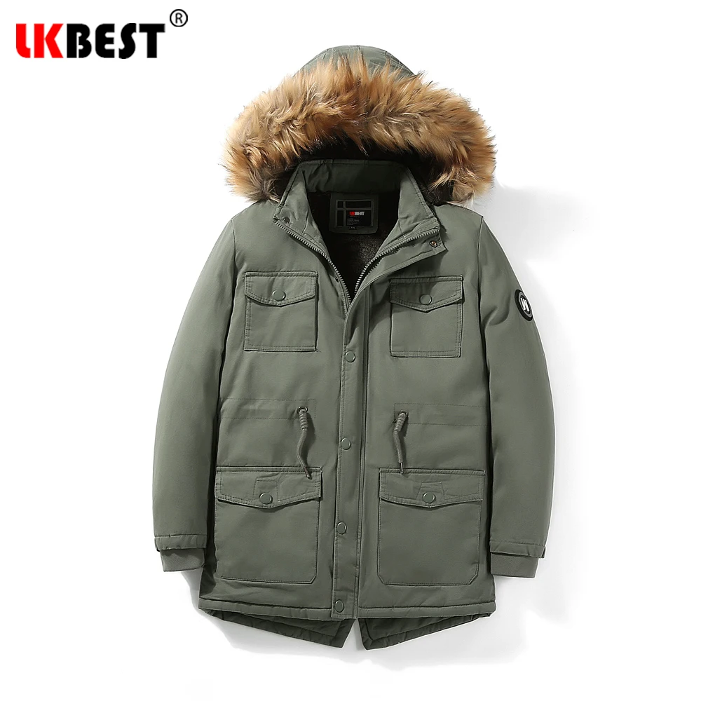 LKBEST New Long Winter Coat Men Windbreaker Fur Hooded winter jacket men loose casual men parka keep warm outwear overcoat PW668
LKBEST New Long Winter Coat Men Windbreaker Fur Hooded winter jacket men loose casual men parka keep warm outwear overcoat PW668