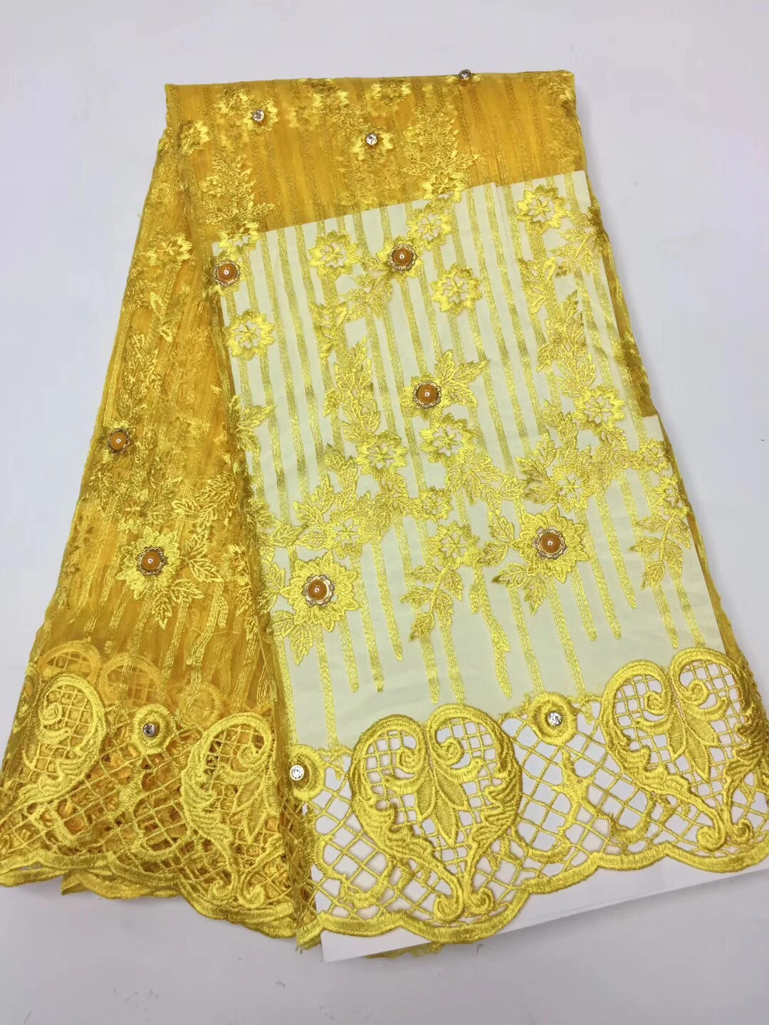 2018 Orange Color Beaded Stones Lace High Quality African Tulle Lace Fabric New Arrival Nigerian Lace Fabrics For Wedding KD2398
2018 Orange Color Beaded Stones Lace High Quality African Tulle Lace Fabric New Arrival Nigerian Lace Fabrics For Wedding KD2398