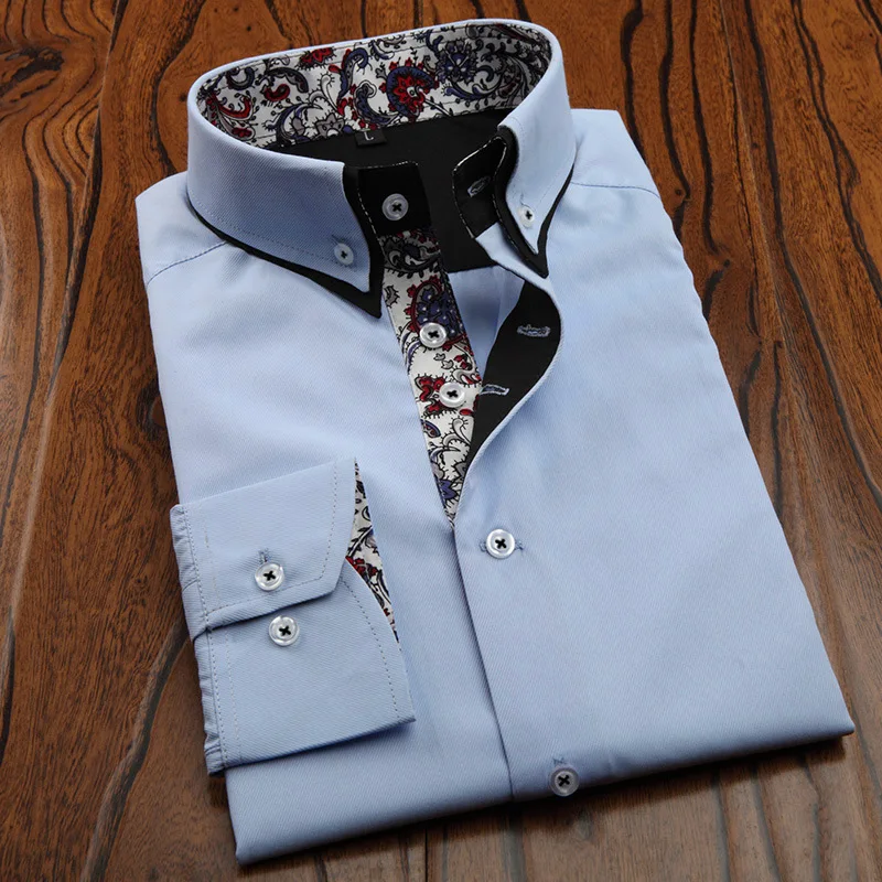 New Arrival Men's Long Sleeve Casual Dress Shirts Cuff Print Slim Fit Shirts Dress Shirts Comfortable Clothing Camisa Masculina
New Arrival Men's Long Sleeve Casual Dress Shirts Cuff Print Slim Fit Shirts Dress Shirts Comfortable Clothing Camisa Masculina