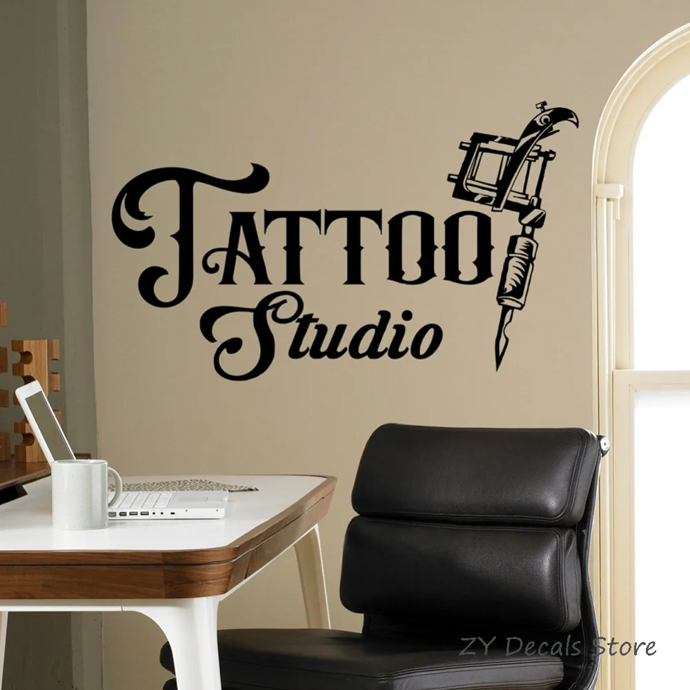 Tattoo Studio Sign Wall Decal Business Logo Poster Vinyl Art Sticker Tattoo Machines Window Stickers Waterproof Wallpaper S709
Tattoo Studio Sign Wall Decal Business Logo Poster Vinyl Art Sticker Tattoo Machines Window Stickers Waterproof Wallpaper S709