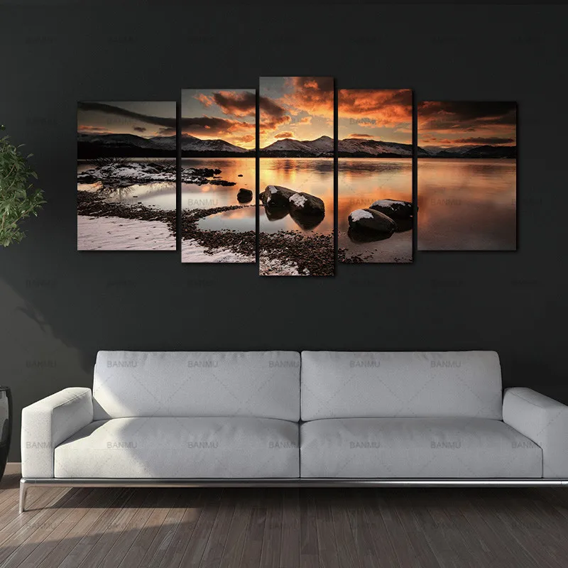 BANMU canvas painting picture wall art print poster Mountain Lake On A Winter Rock Ice Beach Snow Mountain
BANMU canvas painting picture wall art print poster Mountain Lake On A Winter Rock Ice Beach Snow Mountain