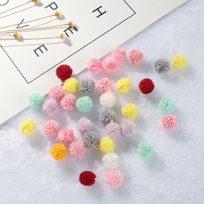 10 pcs 1.5 cm Korean screen yarn balls double-color lace yarn ball nets balls hair ball decoration DIY accessories
10 pcs 1.5 cm Korean screen yarn balls double-color lace yarn ball nets balls hair ball decoration DIY accessories