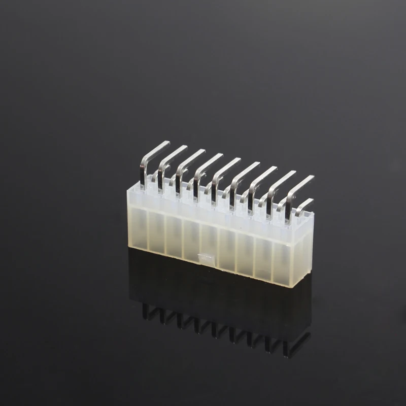 18p Circuit board connector 4.2mm 5557 needle needle curved needle seat solid double
18p Circuit board connector 4.2mm 5557 needle needle curved needle seat solid double