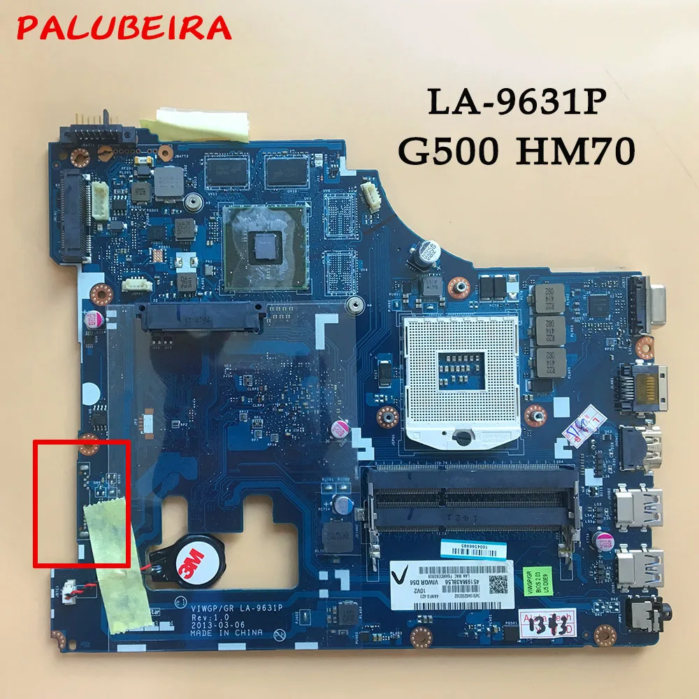 Материнская плата PALUBEIRA для Lenovo G500 материнская ноутбука системная HM70 100%